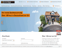 Tablet Screenshot of interhyp.de
